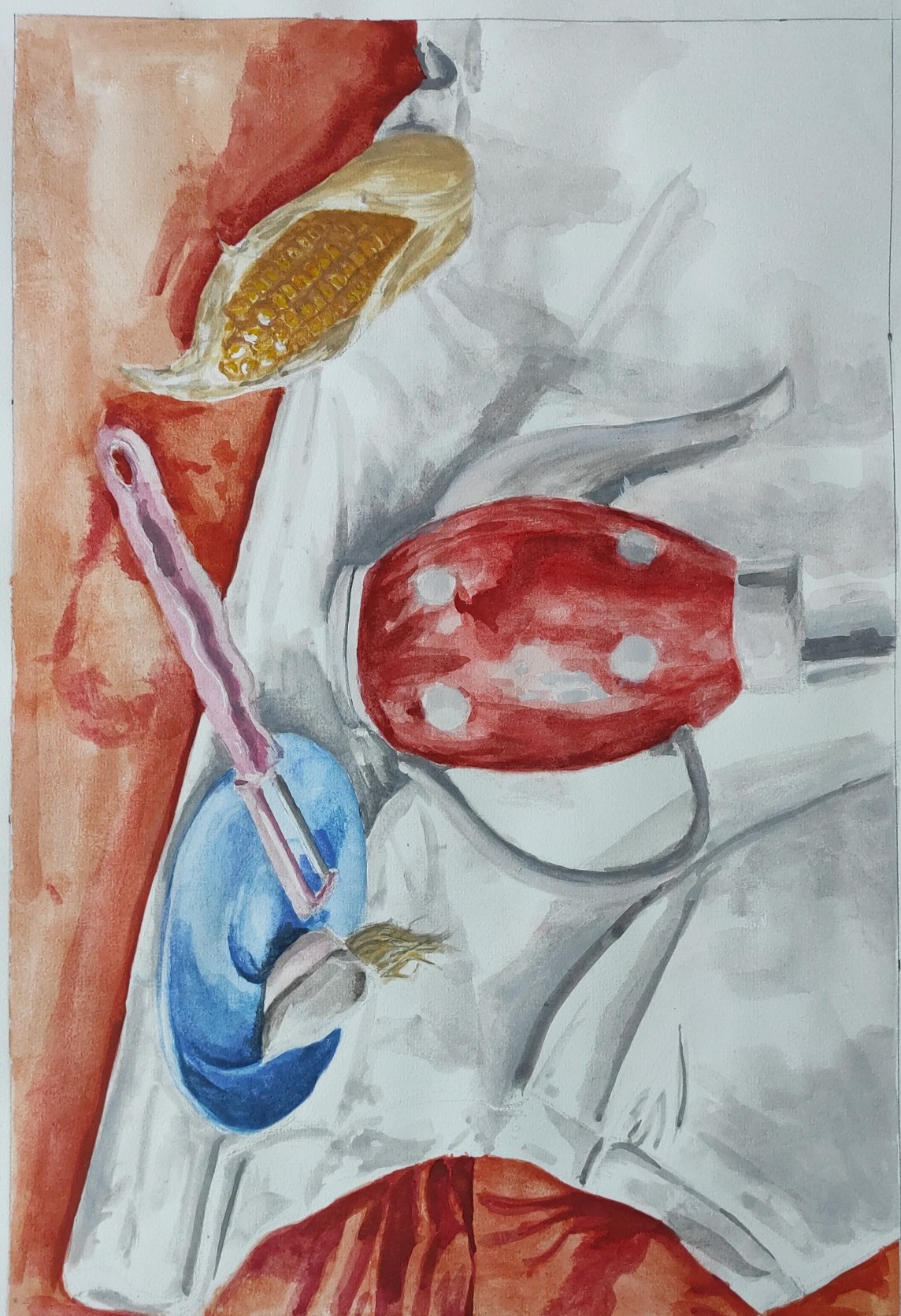 Natürmort Sulu Boya 35x50 2